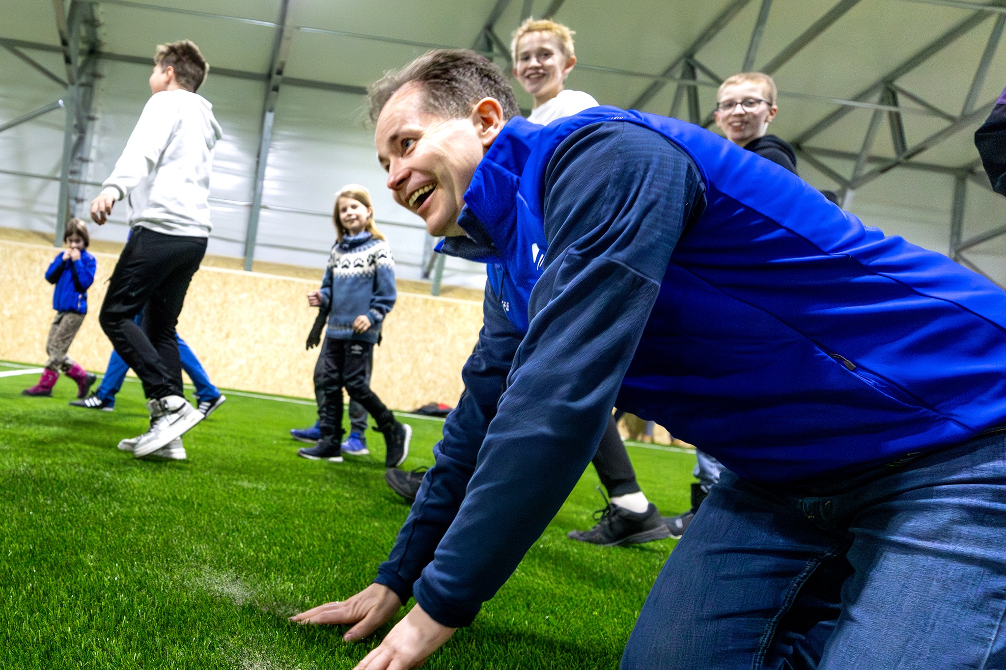 Banksjefen spiller fotball