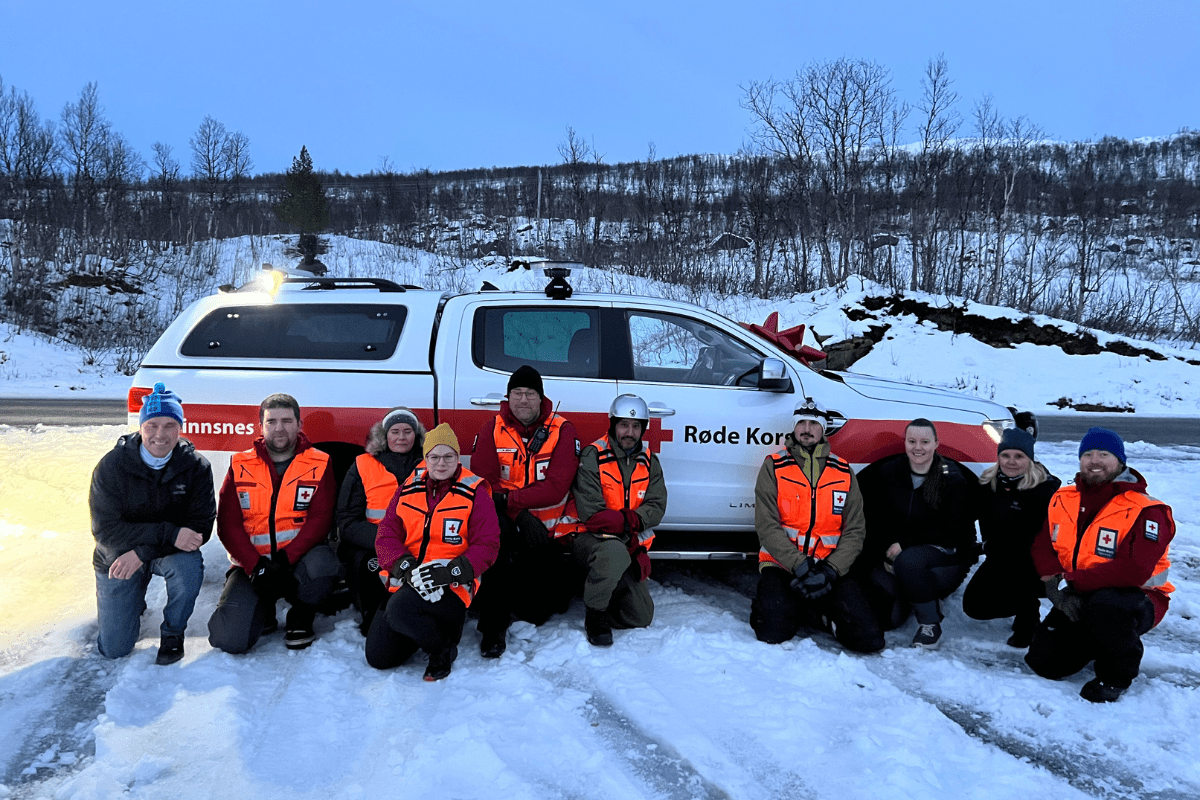 Røde Kors Finnsnes og Sparebanken Narvik