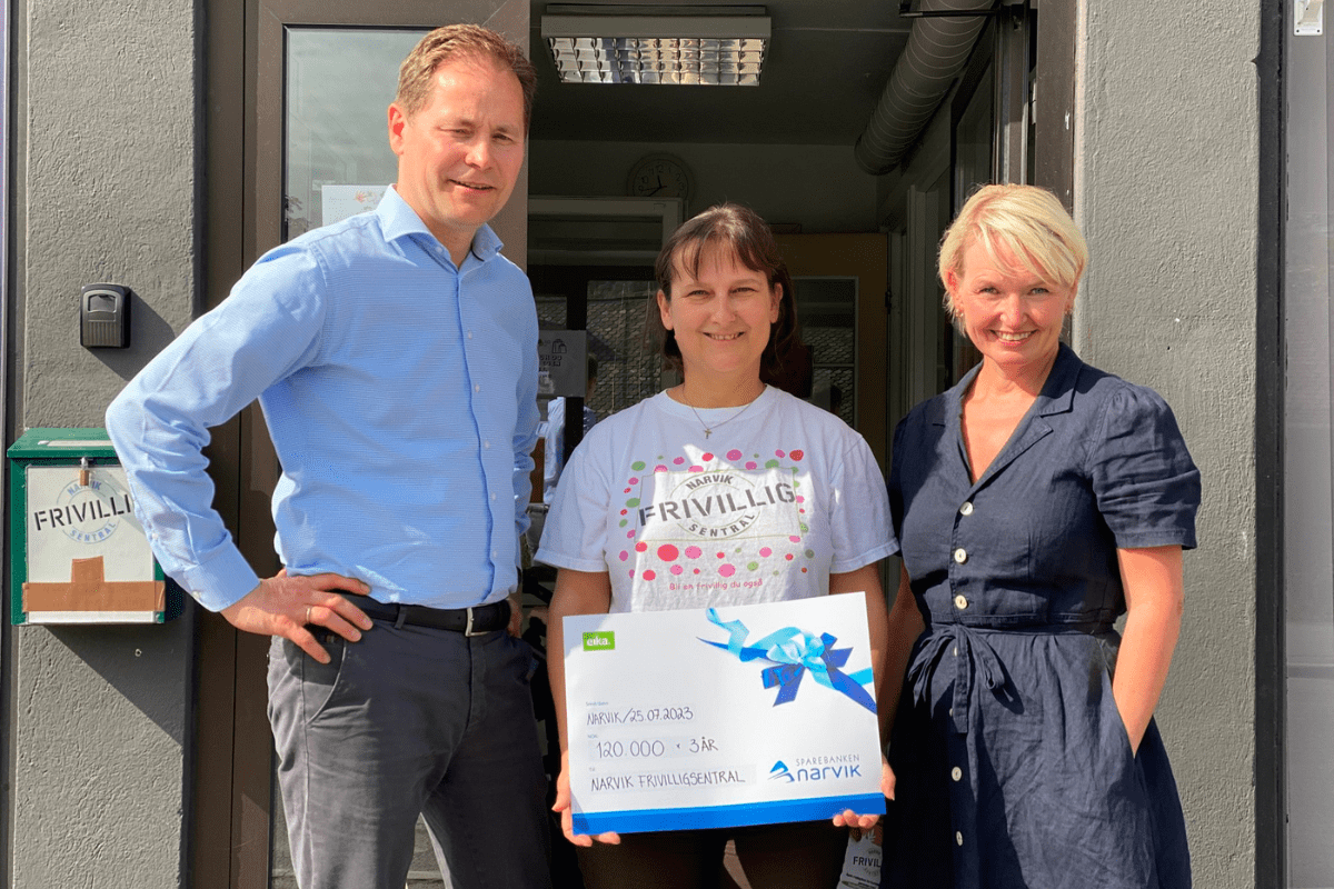 Frivilligsentralen og Sparebanken Narvik