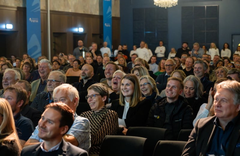 Publikum under Fremtidskonferansen 2023
