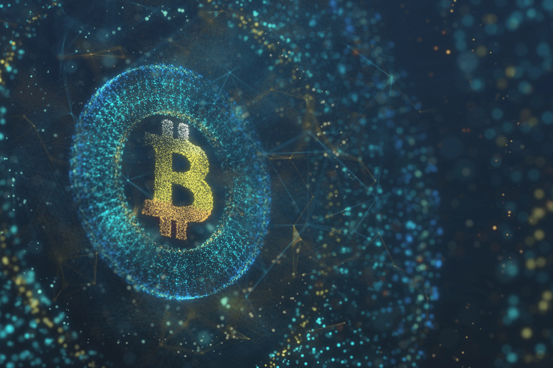 Illustrasjon av handel med kryptovaluta