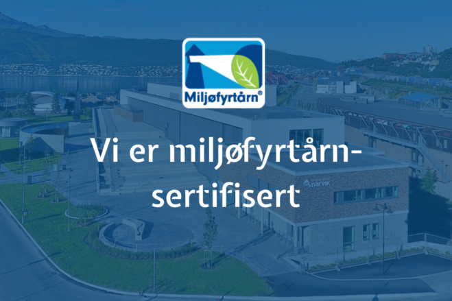 Vi er miljøfyrtårnsertifisert