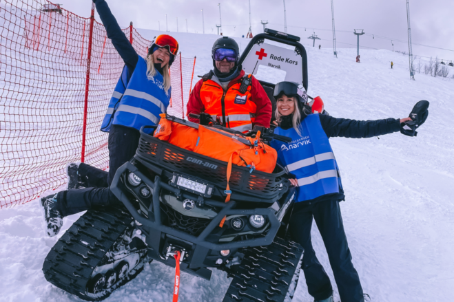 Røde Kors Hjelpekorps tester ut sin nye ATV