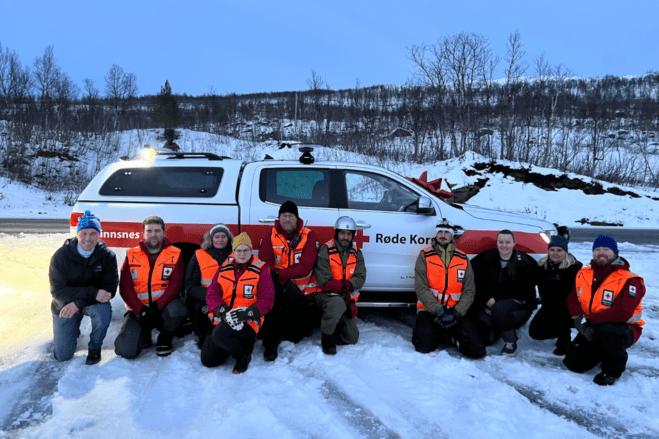 Røde Kors Finnsnes og Sparebanken Narvik